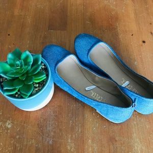 Denim Flats